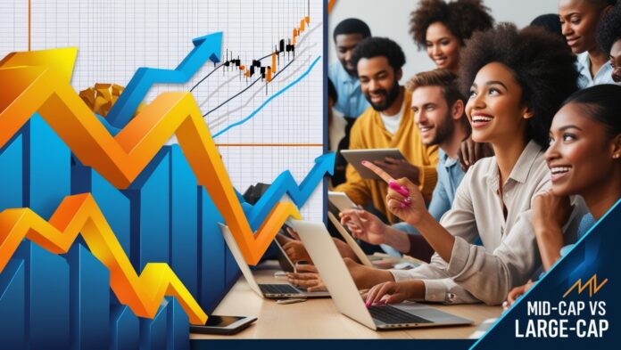 Mid-Cap vs Large-Cap: Aaj Share Market Me Kaun Jeeta?